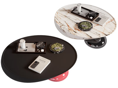 现代异形茶几3d模型 现代异形茶几