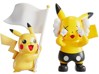 现代儿童皮卡丘玩偶玩具 摆件