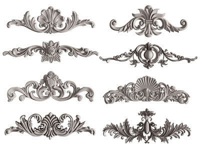 欧式雕花装饰构件
