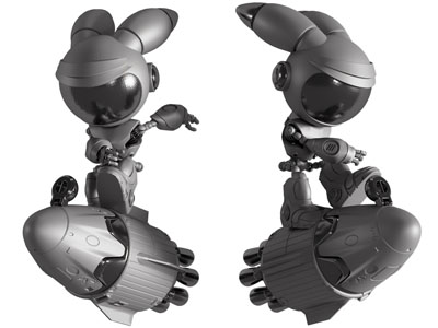 现代塑料宇航员雕塑雕刻摆件3d模型 现代塑料宇航员雕塑雕刻摆件