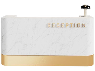 现代大理石前台接待台3d模型 现代大理石前台接待台