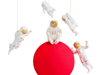 现代宇航员雕塑雕刻摆件3d模型 现代宇航员雕塑雕刻摆件