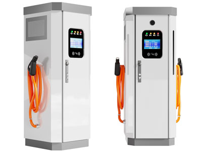 现代充电桩、双枪直流充电桩3d模型 现代充电桩、双枪直流充电桩