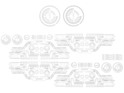 现代贴纸、剪影、墙饰
