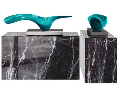 现代工艺品雕塑雕刻摆件组合