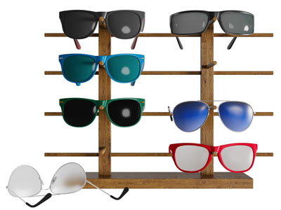 现代太阳镜收纳架