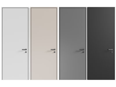 现代单扇平开门