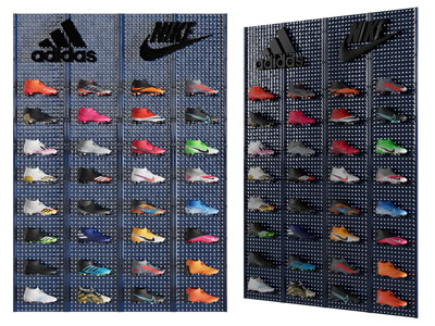 现代运动鞋店展示架、货架3d模型 现代运动鞋店展示架、货架