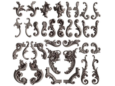 欧式雕花装饰构件