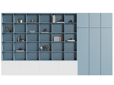 现代拼接实木装饰柜