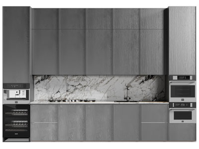 现代厨房整体橱柜