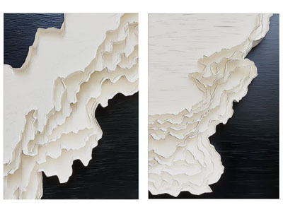 侘寂风装饰挂画3d模型 侘寂风装饰挂画