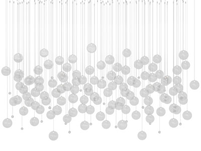 现代水晶吊坠吊灯