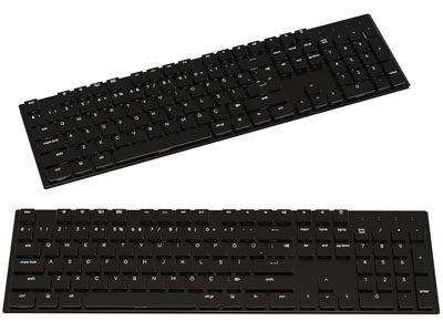 现代黑色电脑键盘3d模型 现代黑色电脑键盘