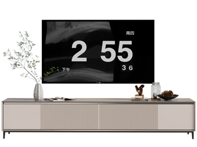现代电视柜、电视机