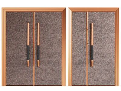 现代双开门 大门