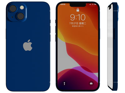 现代苹果手机3d模型 现代苹果手机