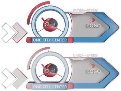 现代城市雕塑、景观美陈3d模型 现代城市雕塑、景观美陈