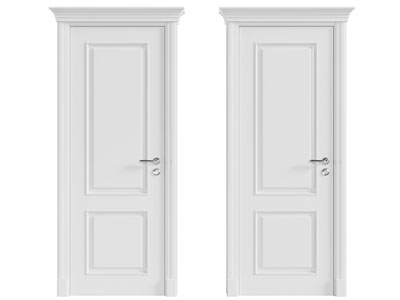 简欧单扇平开门