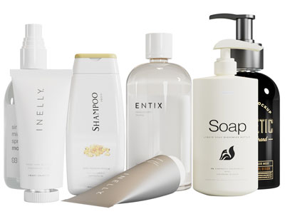 现代化妆品 摆件组合