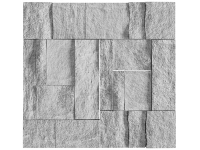 现代岩石背景墙3d模型 现代岩石背景墙