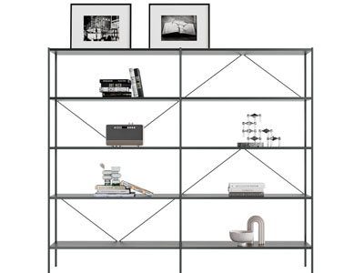 现代金属装饰收纳架