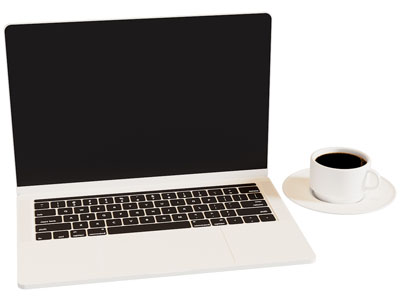 现代笔记本电脑3d模型 现代笔记本电脑