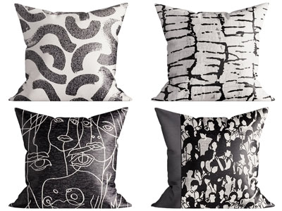 现代方形靠垫抱枕