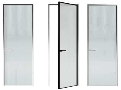 现代长虹玻璃平开门