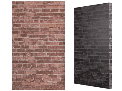 现代砖墙 背景墙3d模型 现代砖墙 背景墙