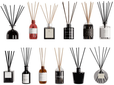 现代香薰 化妆品 摆件