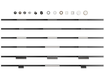 现代轨道磁吸灯、筒灯射灯