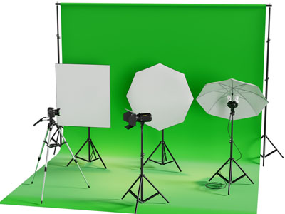 现代补光灯 照像机 摄影器材3d模型 现代补光灯 照像机 摄影器材