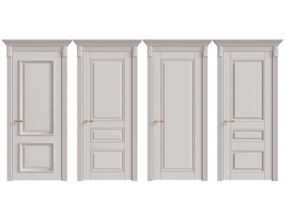 简欧实木平开门