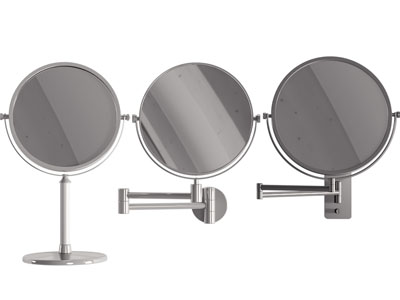 现代墙面可伸缩的浴室镜子