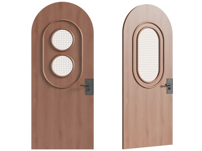 法式拱形平开门