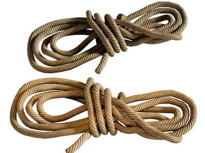 现代绳索、绳子、麻绳