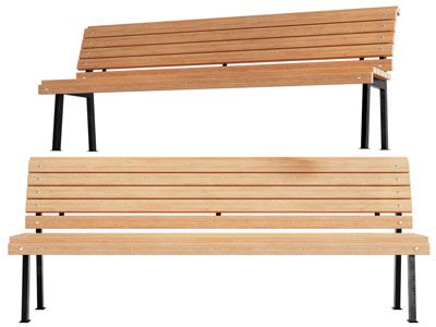 现代实木公共椅子