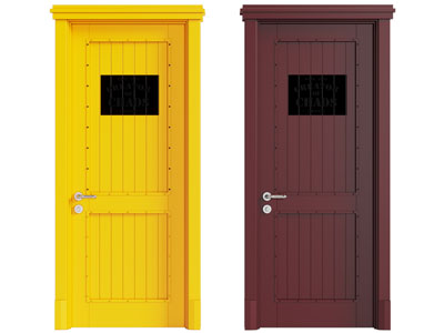 北欧实木单扇平开门