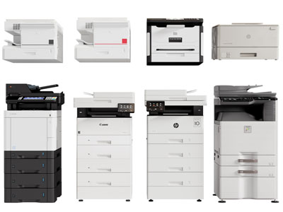 现代打印机办公电器3d模型 现代打印机办公电器