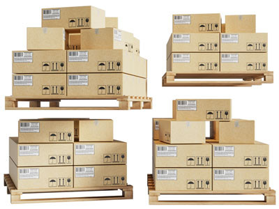 现代地堆木托盘货物 纸箱 仓储物流3d模型 现代地堆木托盘货物 纸箱 仓储物流