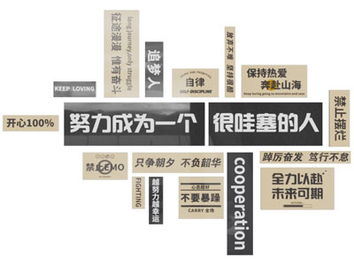 现代企业文化墙、墙饰