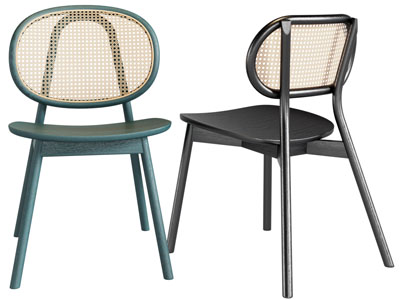 侘寂风实木休闲椅子、餐椅