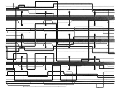 工业风loft管道天花吊顶