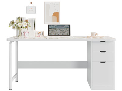 现代书桌3d模型 现代书桌