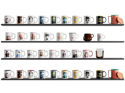 现代陶瓷咖啡杯