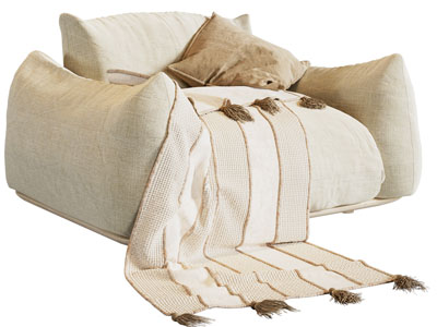 现代布艺懒人沙发