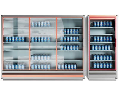 现代商用冰箱、冷饮柜、冰柜3d模型 现代商用冰箱、冷饮柜、冰柜