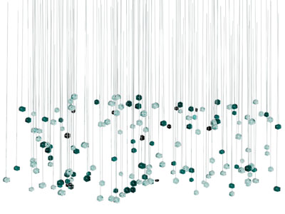 现代水晶吊坠吊灯