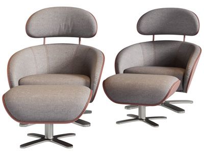 现代躺椅 脚踏 休闲椅子